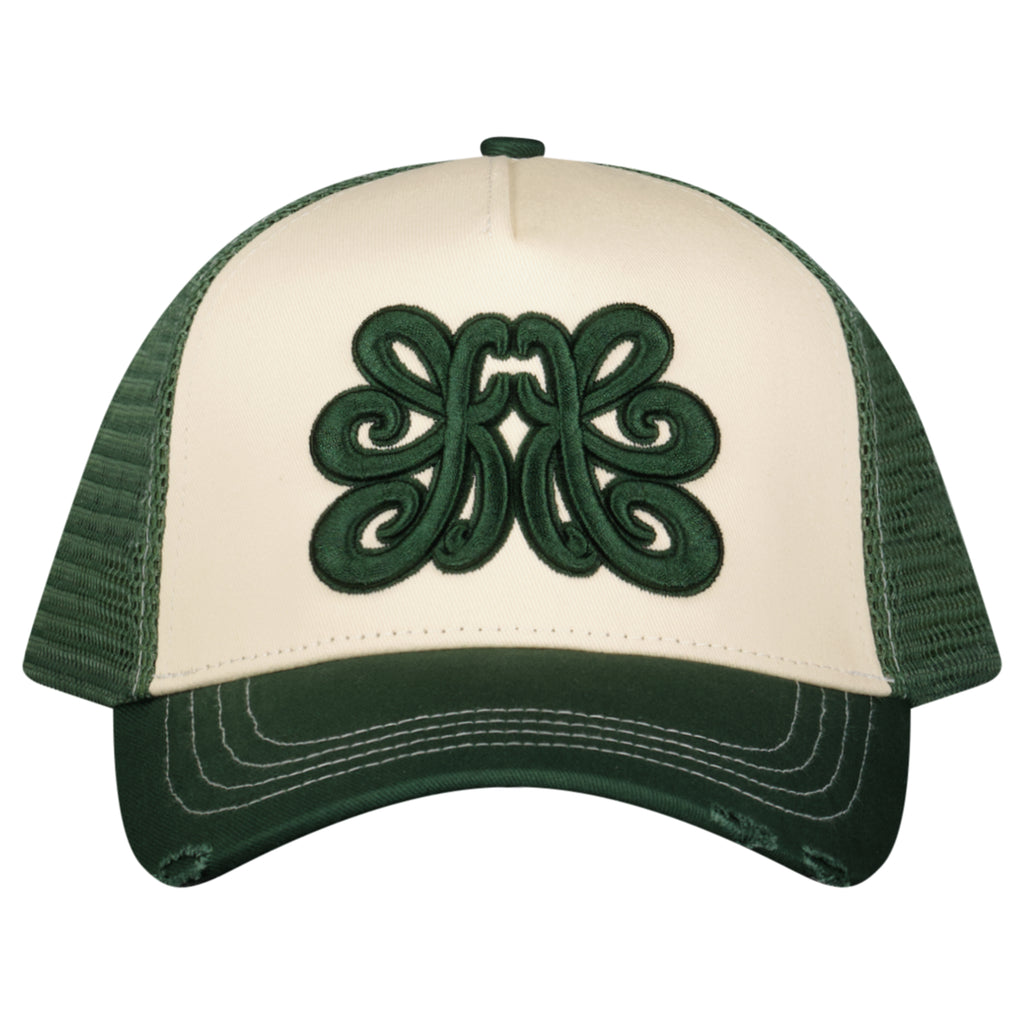 MONOGRAM TRUCKER              ‘CREAM/FOREST’