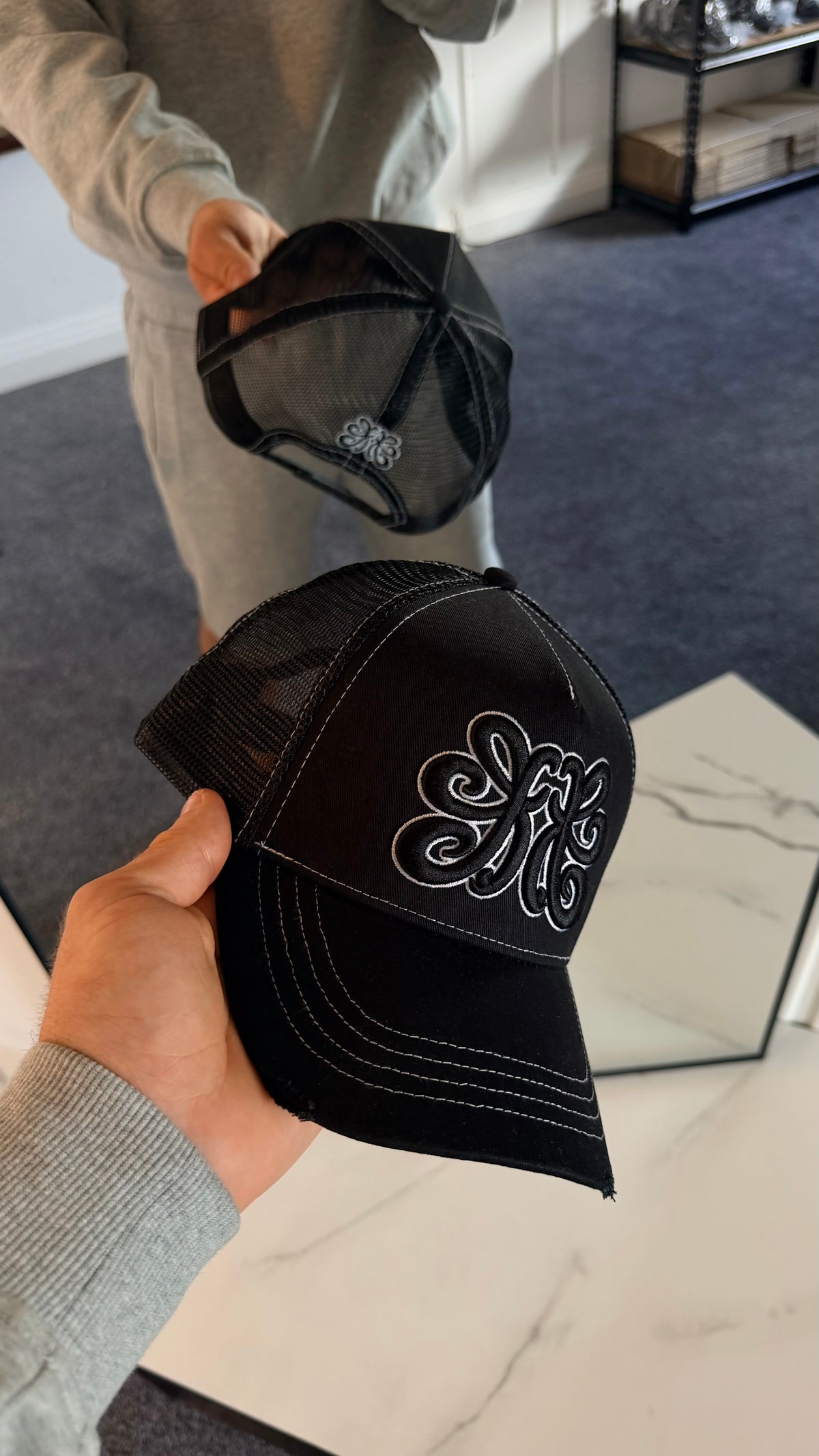 MONOGRAM TRUCKER              ‘BLACK’