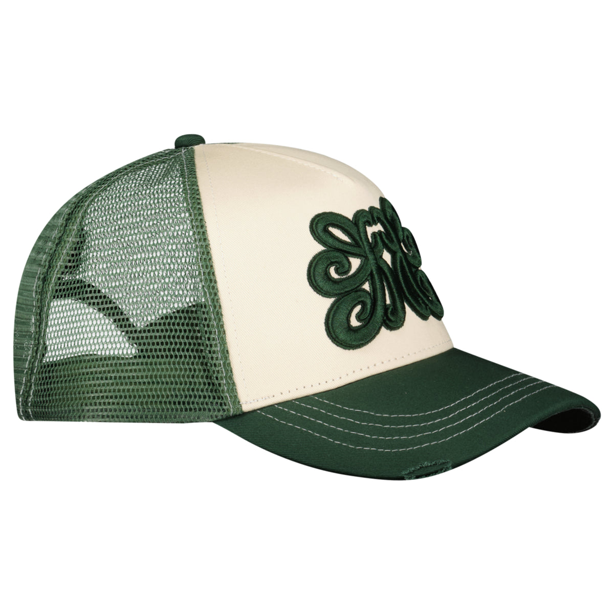 MONOGRAM TRUCKER              ‘CREAM/FOREST’