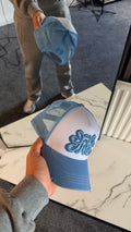 MONOGRAM TRUCKER                 ‘BABY BLUE’